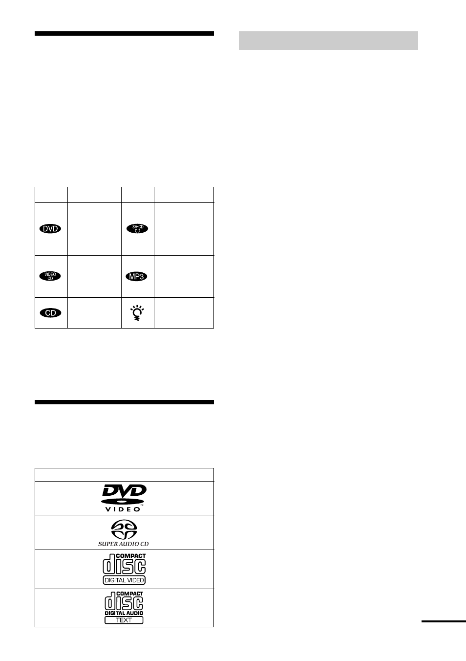 Betreffende deze gebruiksaanwijzing | Sony DAV-S888 User Manual | Page 179 / 516