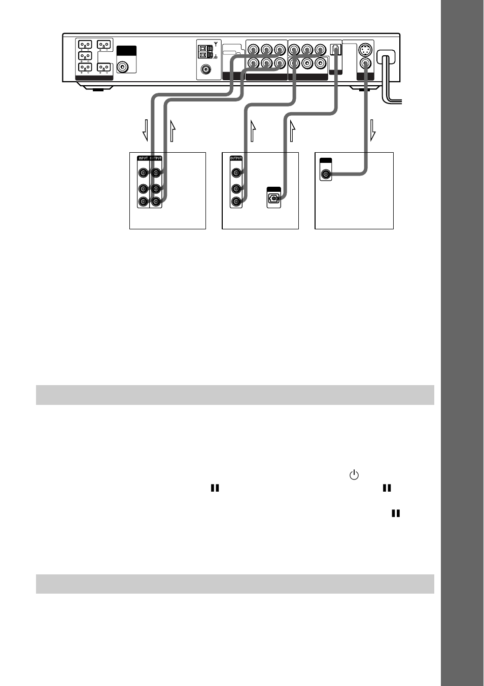 Aan de sla g, De netsnoeren aansluiten | Sony DAV-S888 User Manual | Page 195 / 516