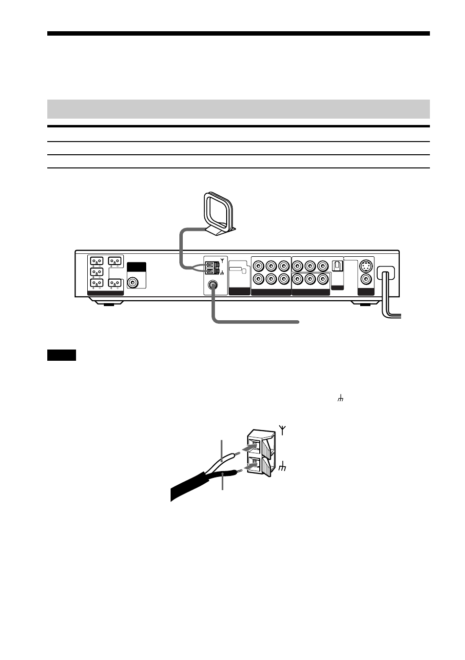 Steg 2: koppla antenner, Uttag för koppling av antenner, Am-antenn fm-antenn | Sony DAV-S888 User Manual | Page 278 / 516