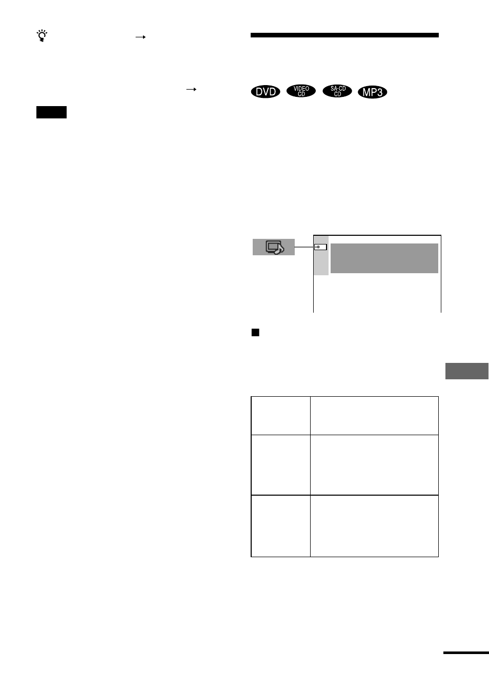 Inställningar för displayen | Sony DAV-S888 User Manual | Page 325 / 516