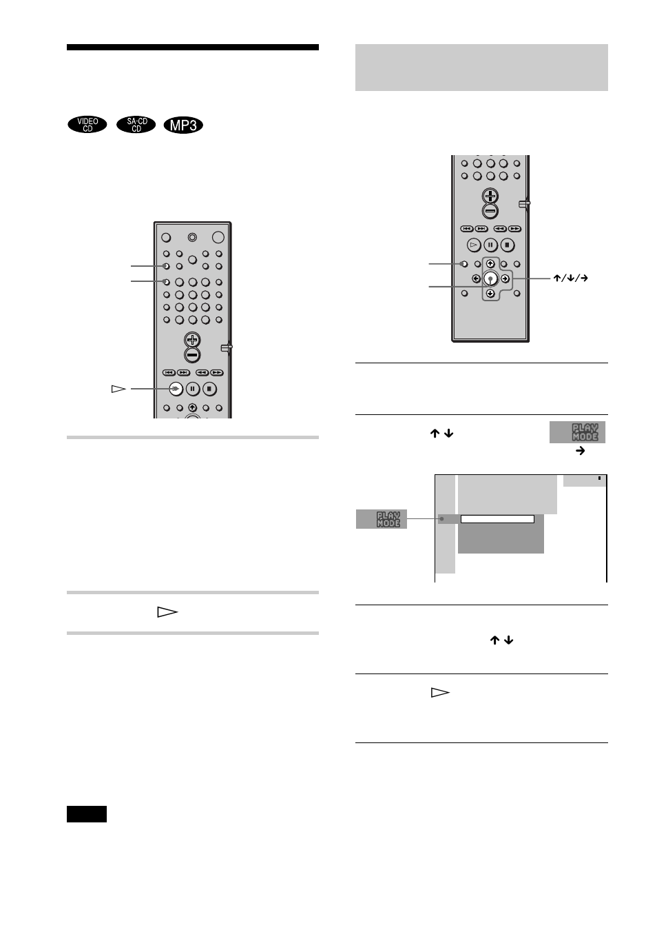 Riproduzione in ordine casuale, Casuale), Premere h | Sony DAV-S888 User Manual | Page 382 / 516