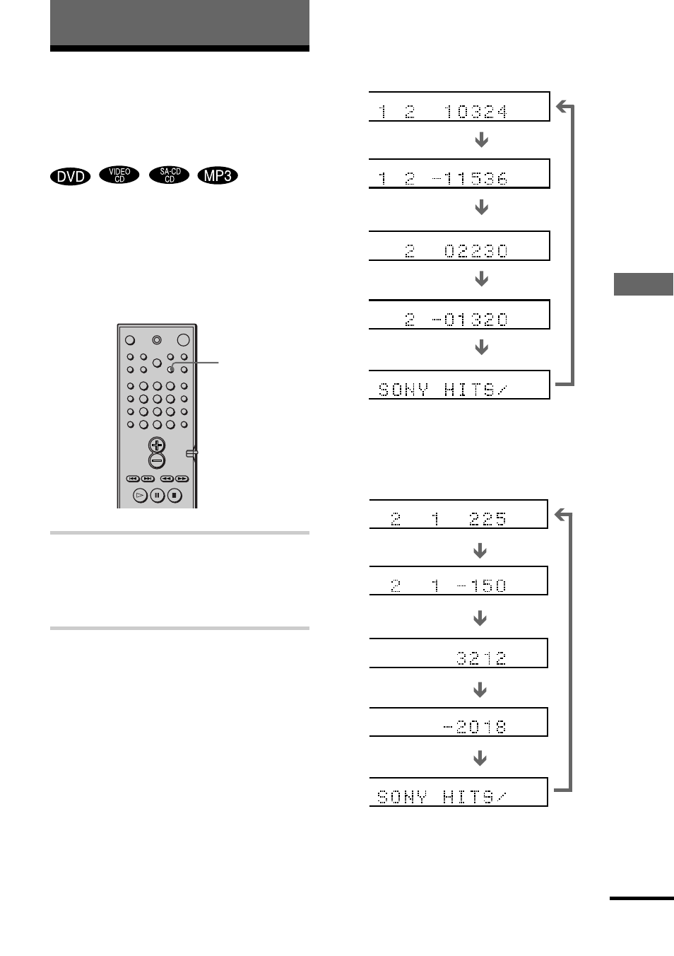 Visualizzazione delle inf ormazioni sul disco, Premere time, Continua | Time | Sony DAV-S888 User Manual | Page 387 / 516