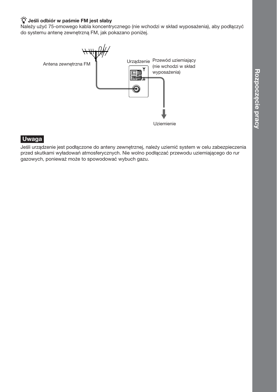 Rozpoczęcie pracy, Uwaga | Sony DAV-S888 User Manual | Page 451 / 516