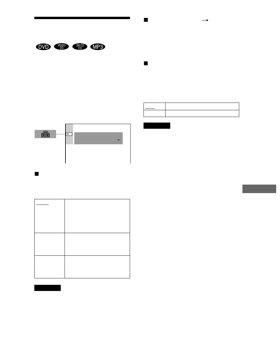 Individuelle einstellungen | Sony DAV-S888 User Manual | Page 69 / 516