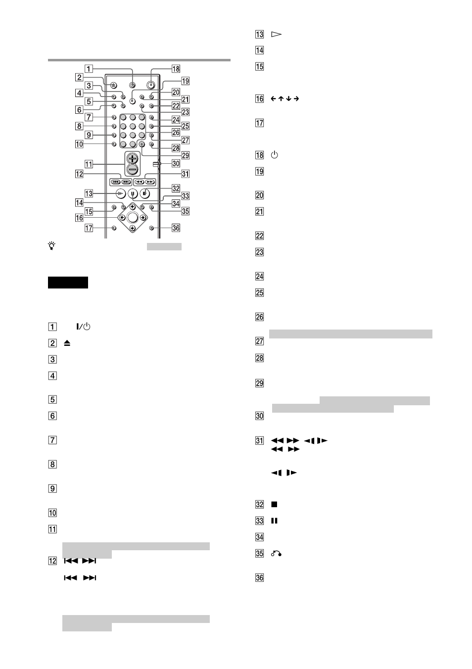 Kurzreferenz für die fernbedienung, Hinweis | Sony DAV-S888 User Manual | Page 86 / 516