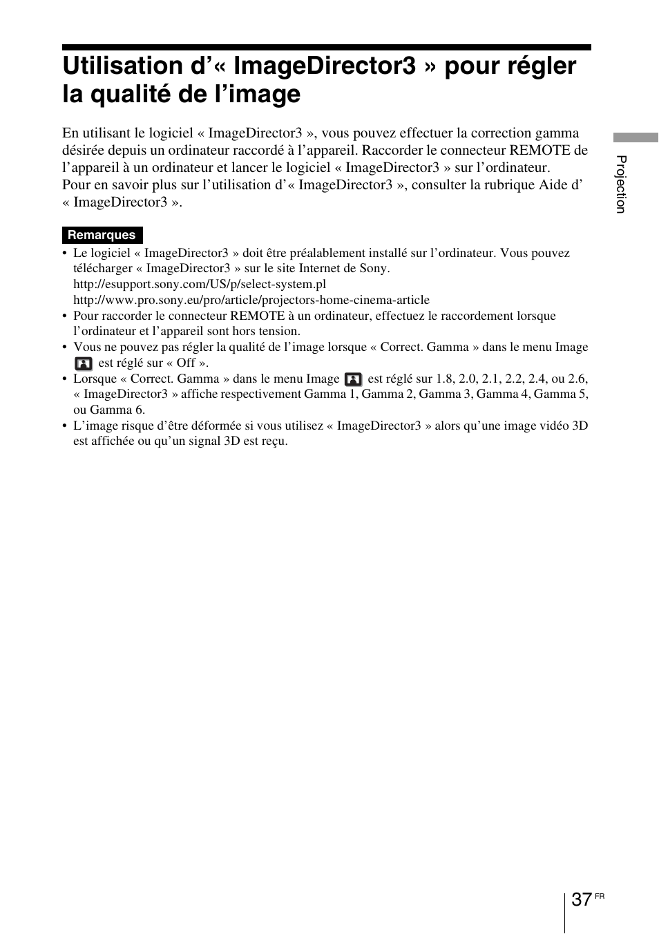 Sony VPL-HW55ES User Manual | Page 127 / 459