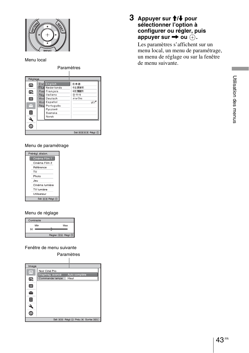 Sony VPL-HW55ES User Manual | Page 133 / 459