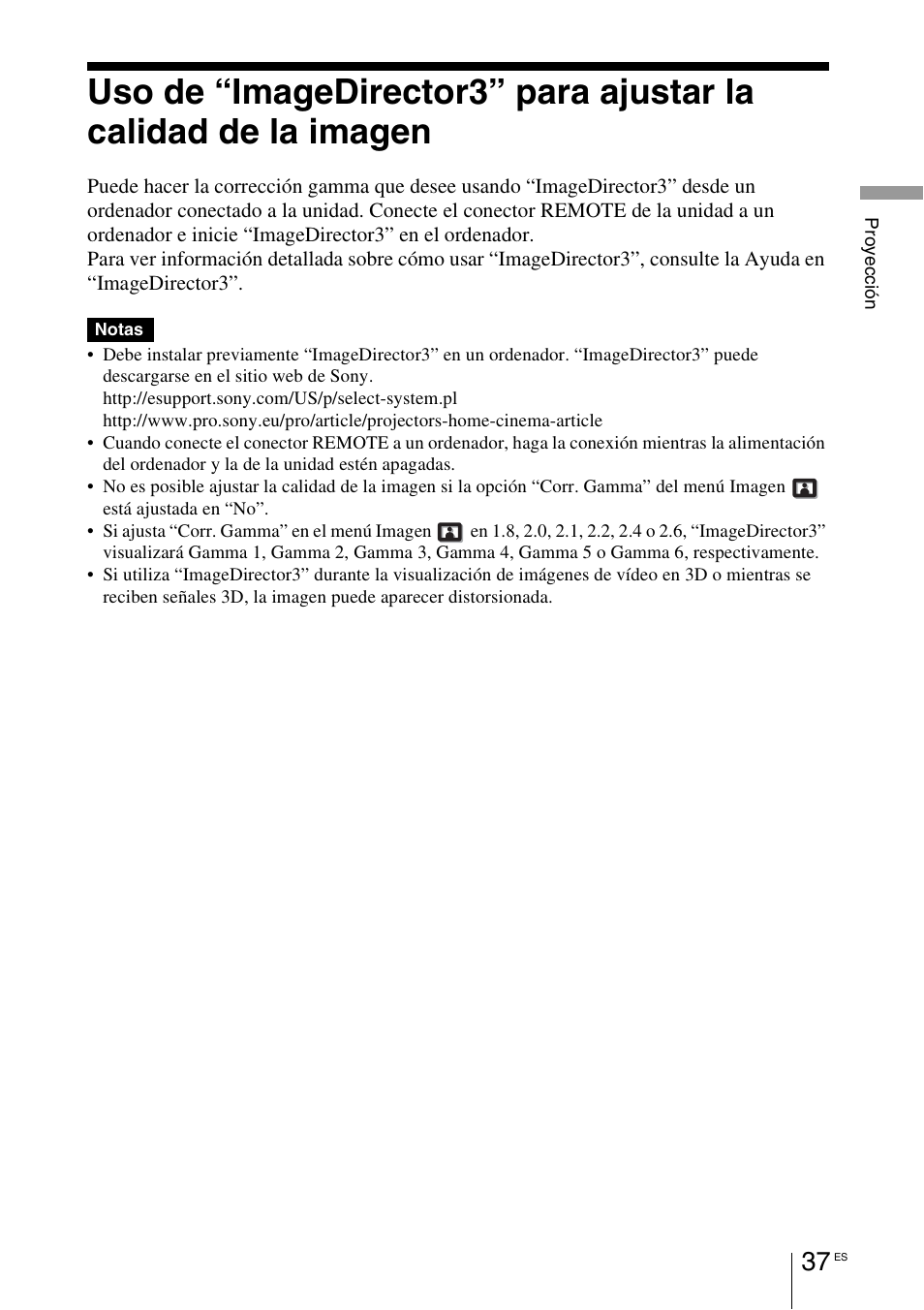 Sony VPL-HW55ES User Manual | Page 219 / 459