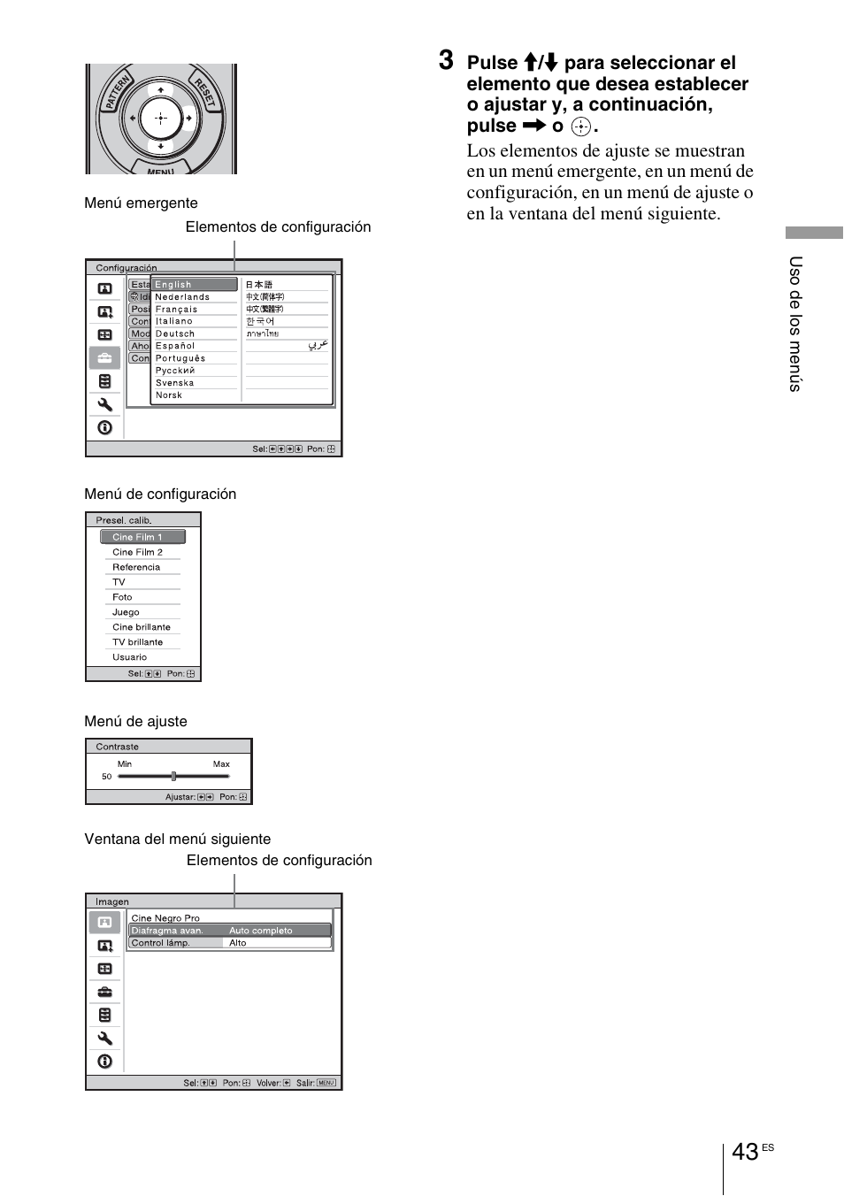Sony VPL-HW55ES User Manual | Page 225 / 459