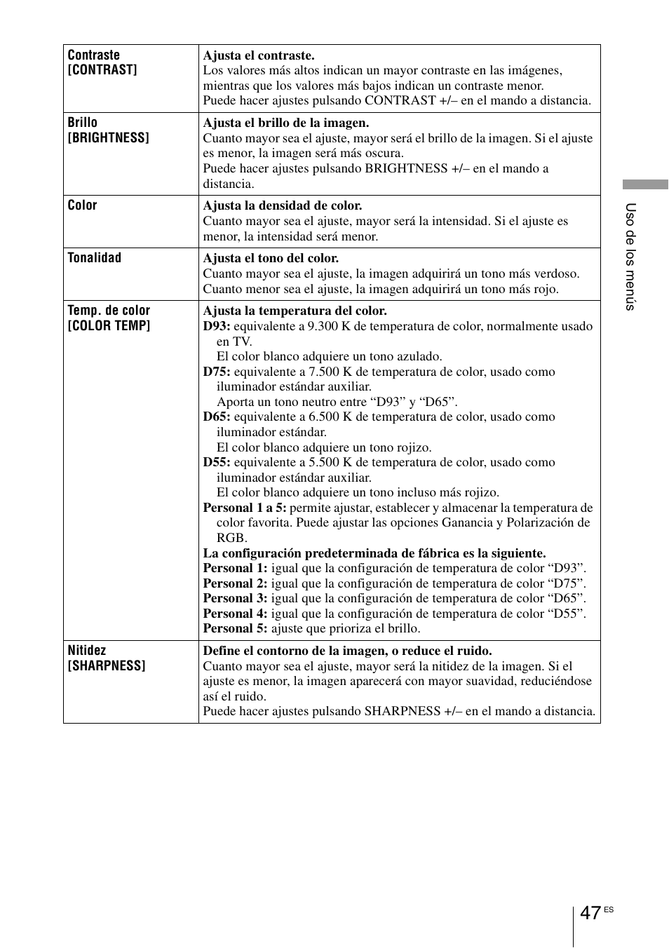 Sony VPL-HW55ES User Manual | Page 229 / 459