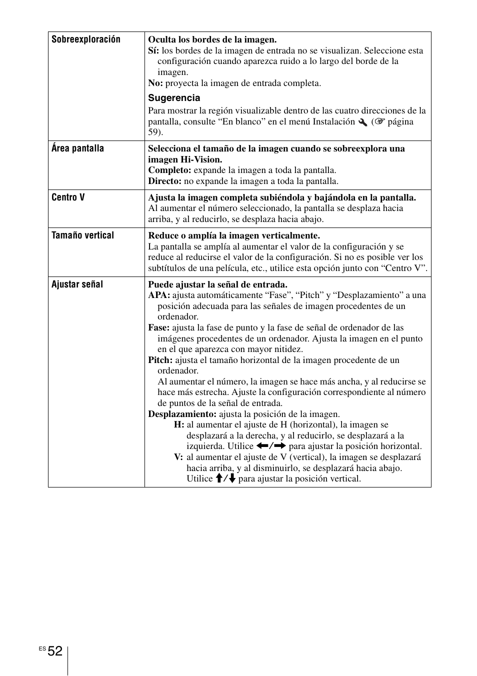 Sony VPL-HW55ES User Manual | Page 234 / 459
