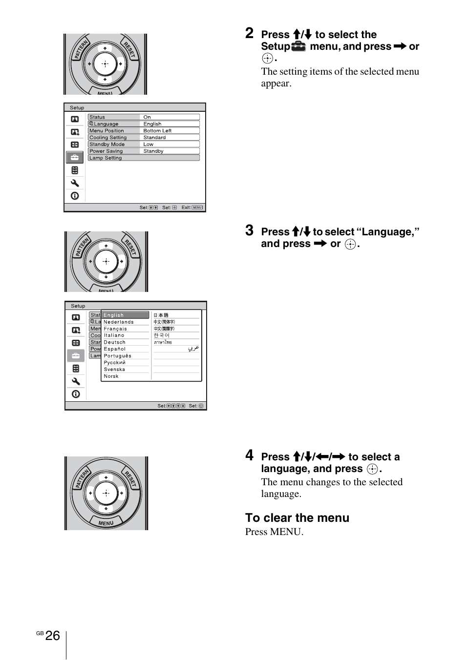Sony VPL-HW55ES User Manual | Page 26 / 459