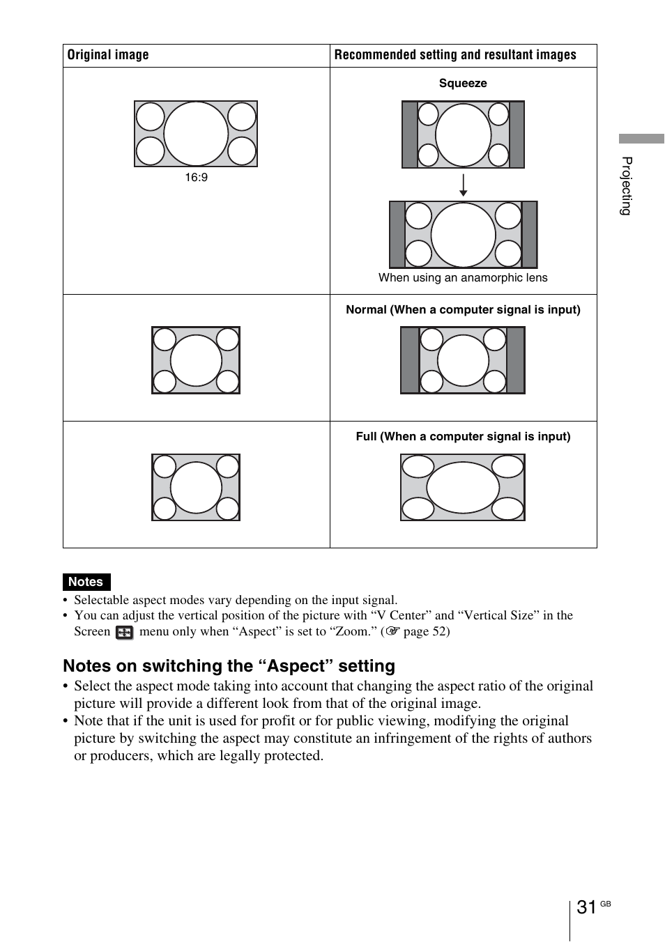 Sony VPL-HW55ES User Manual | Page 31 / 459