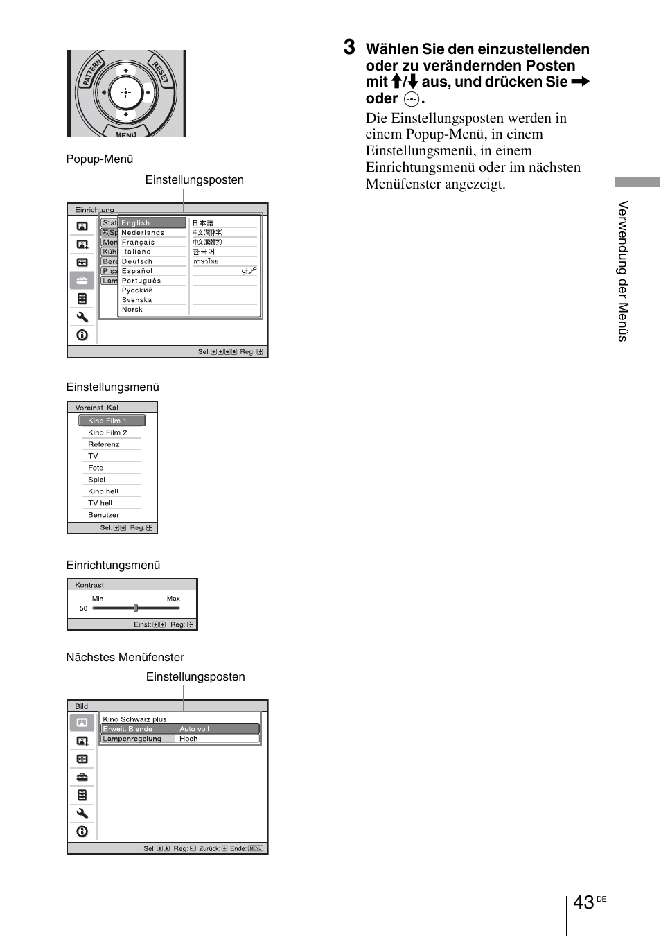 Sony VPL-HW55ES User Manual | Page 317 / 459