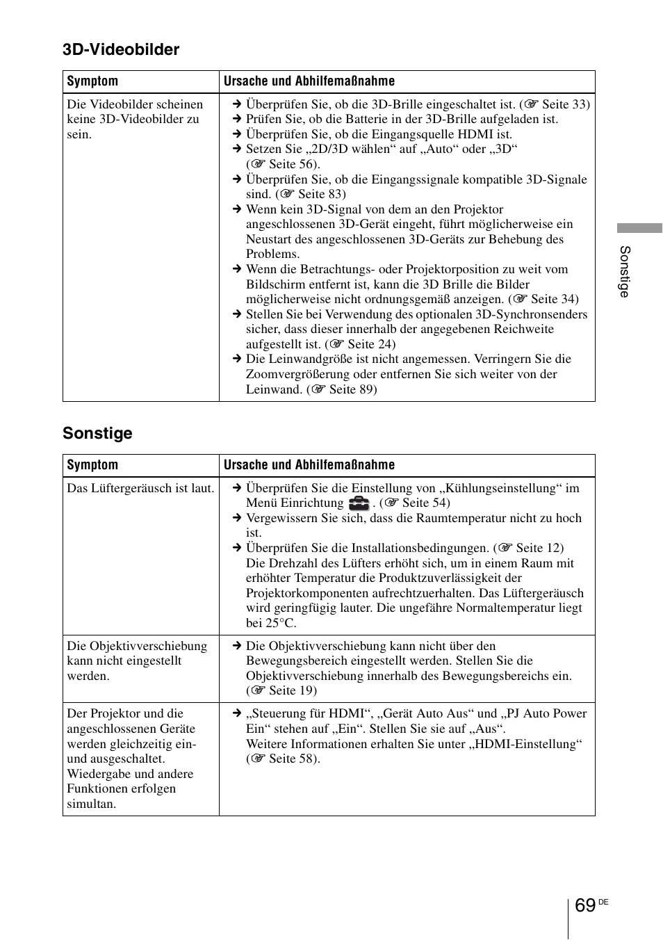3d-videobilder sonstige | Sony VPL-HW55ES User Manual | Page 343 / 459