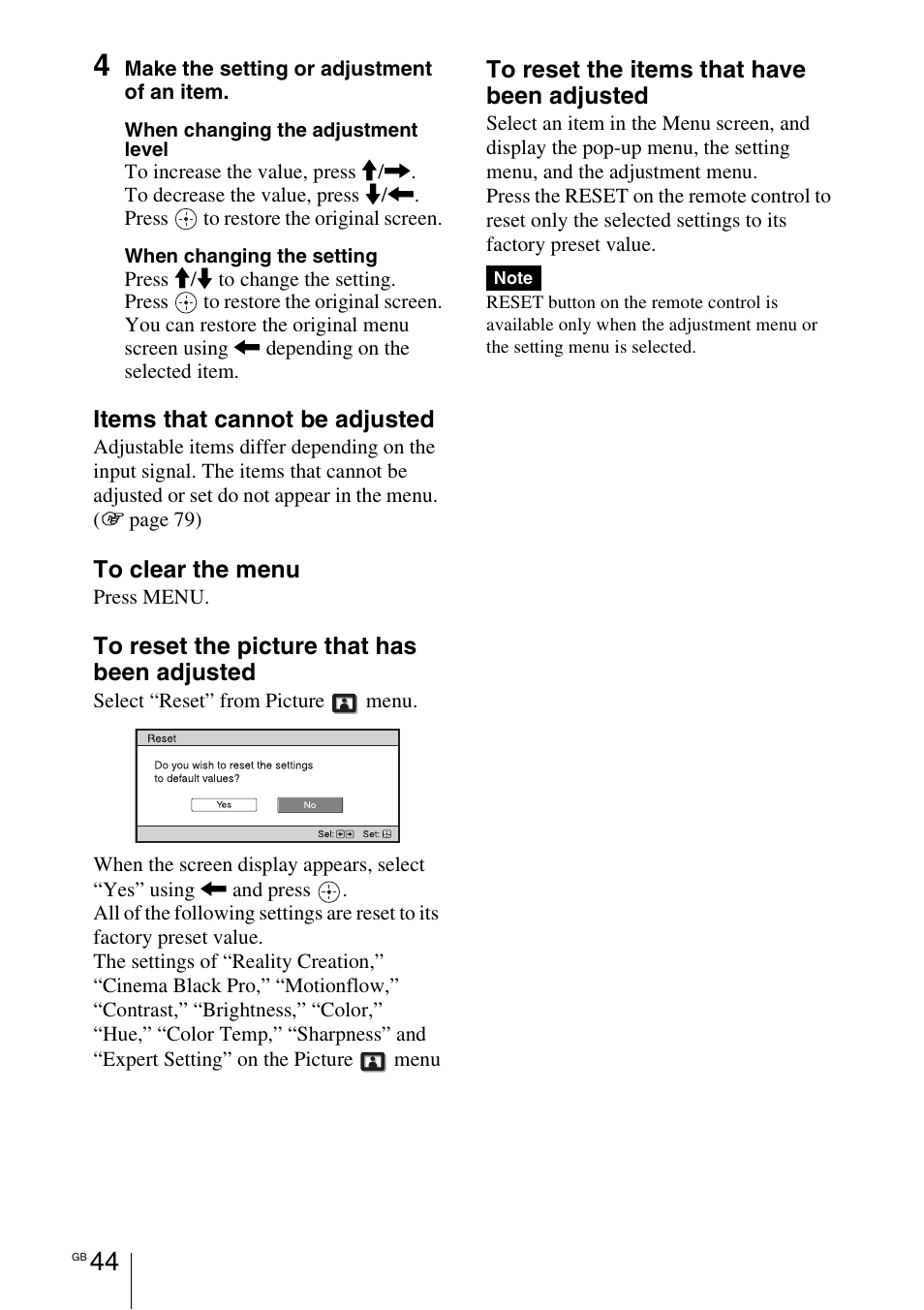 Sony VPL-HW55ES User Manual | Page 44 / 459