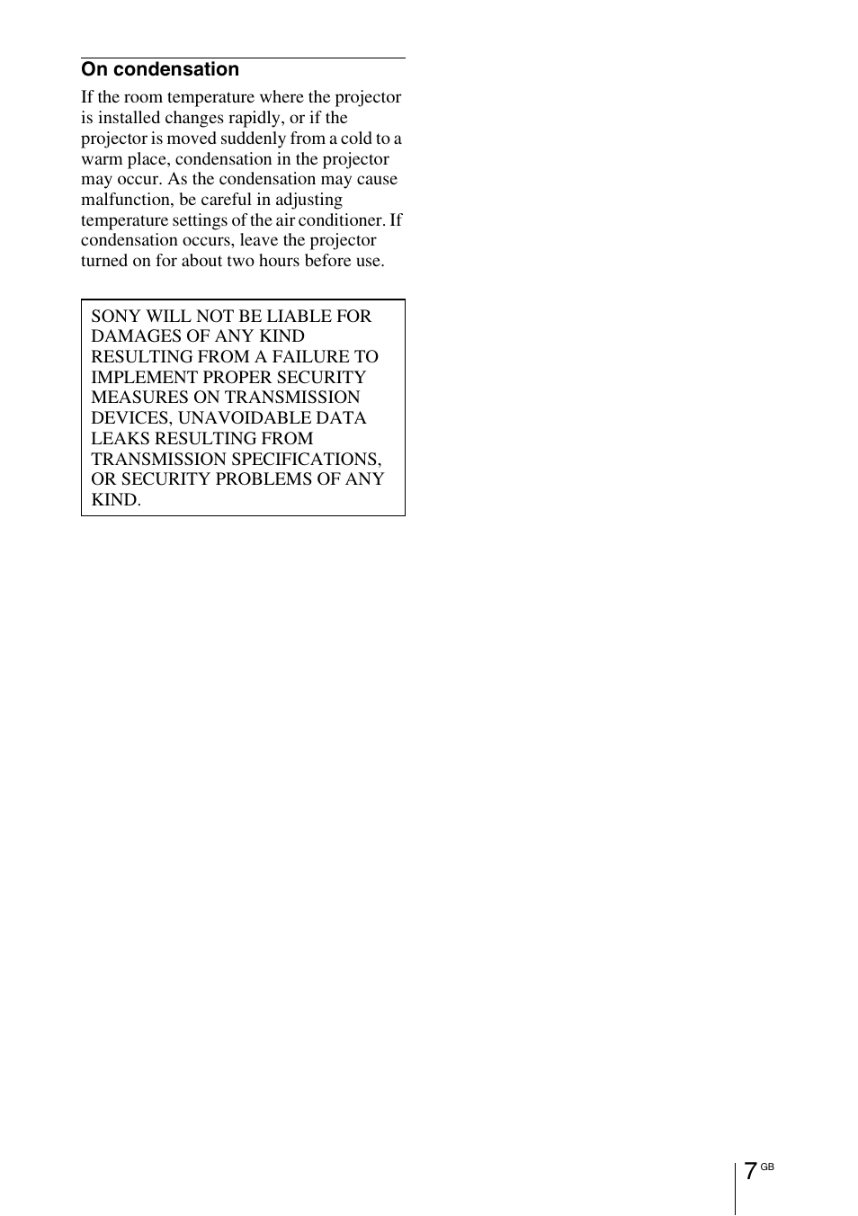 Sony VPL-HW55ES User Manual | Page 7 / 459