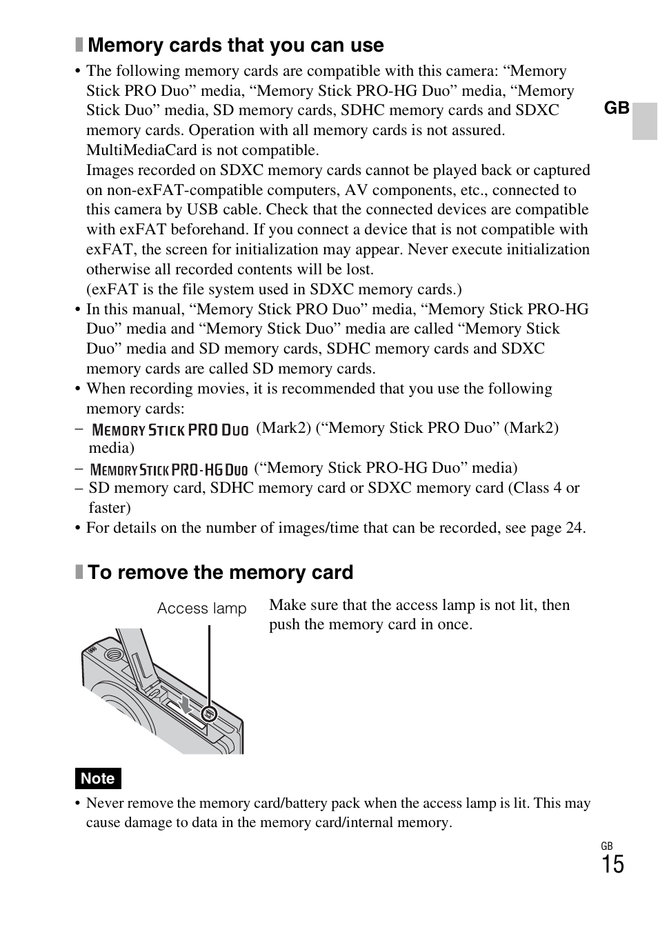 Sony DSC-W360 User Manual | Page 15 / 516