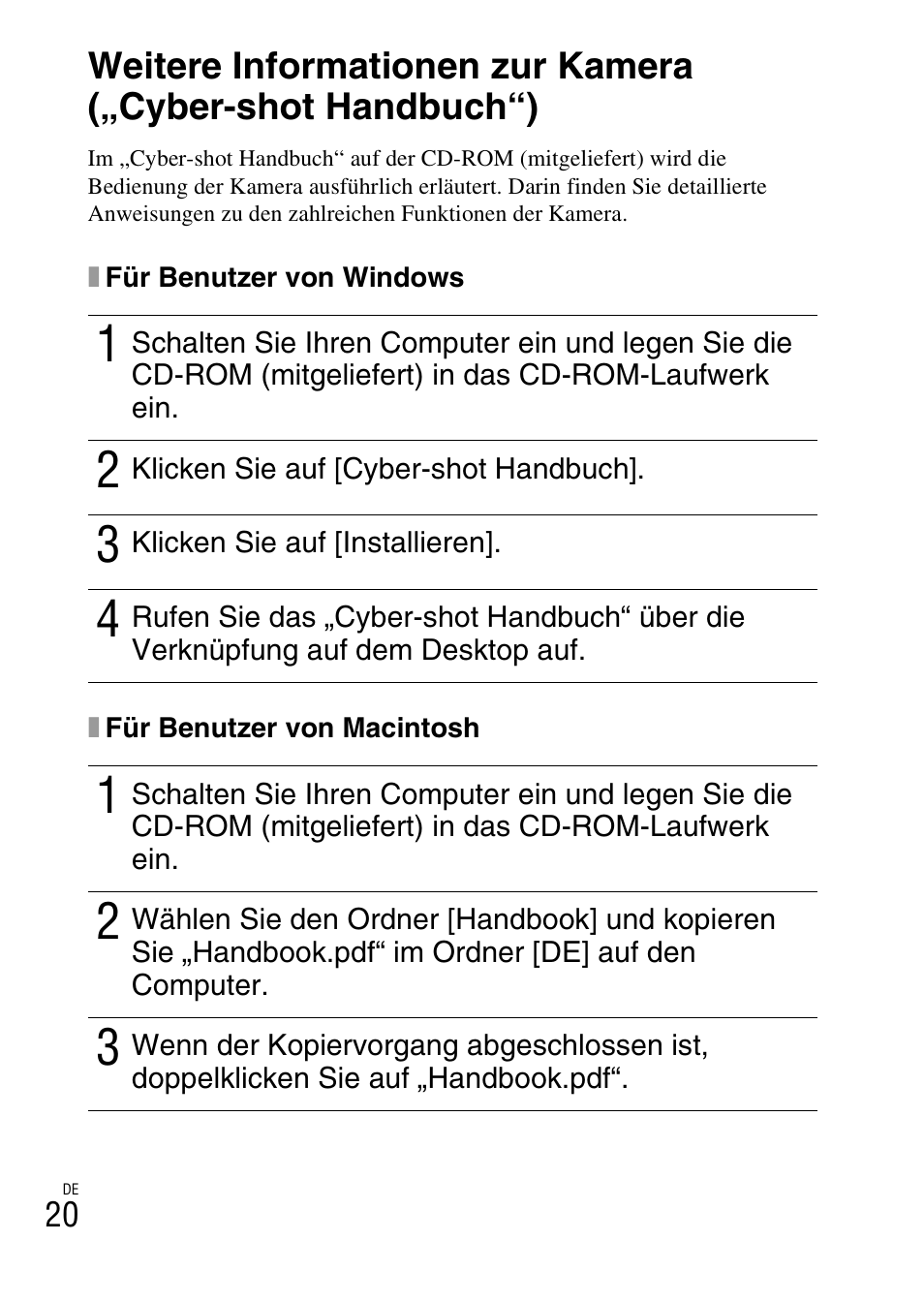 Sony DSC-W360 User Manual | Page 156 / 516