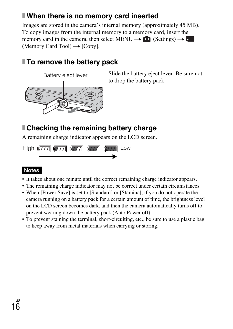 Sony DSC-W360 User Manual | Page 16 / 516