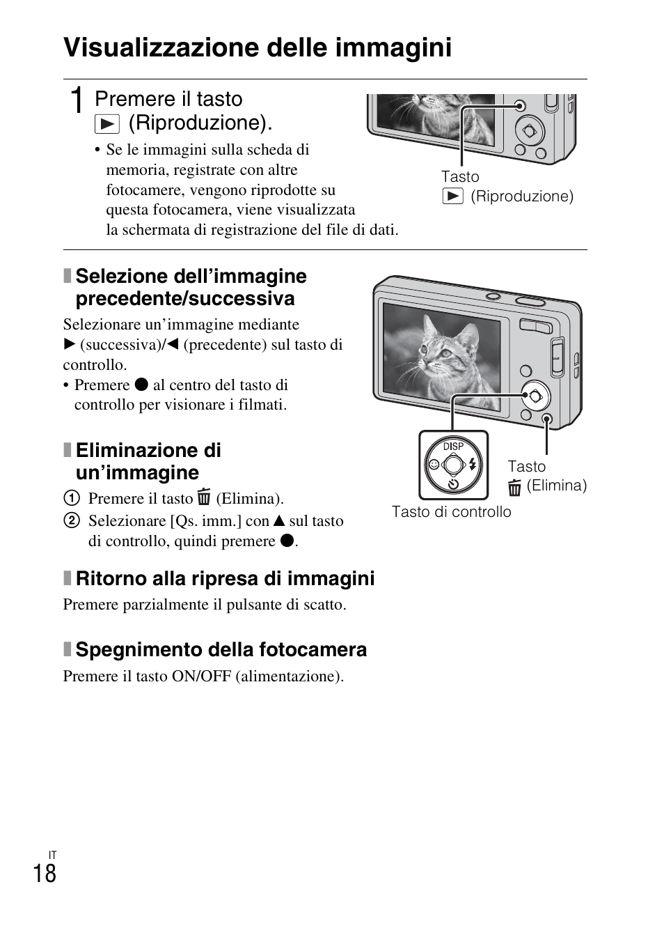 Visualizzazione delle immagini | Sony DSC-W360 User Manual | Page 76 / 516