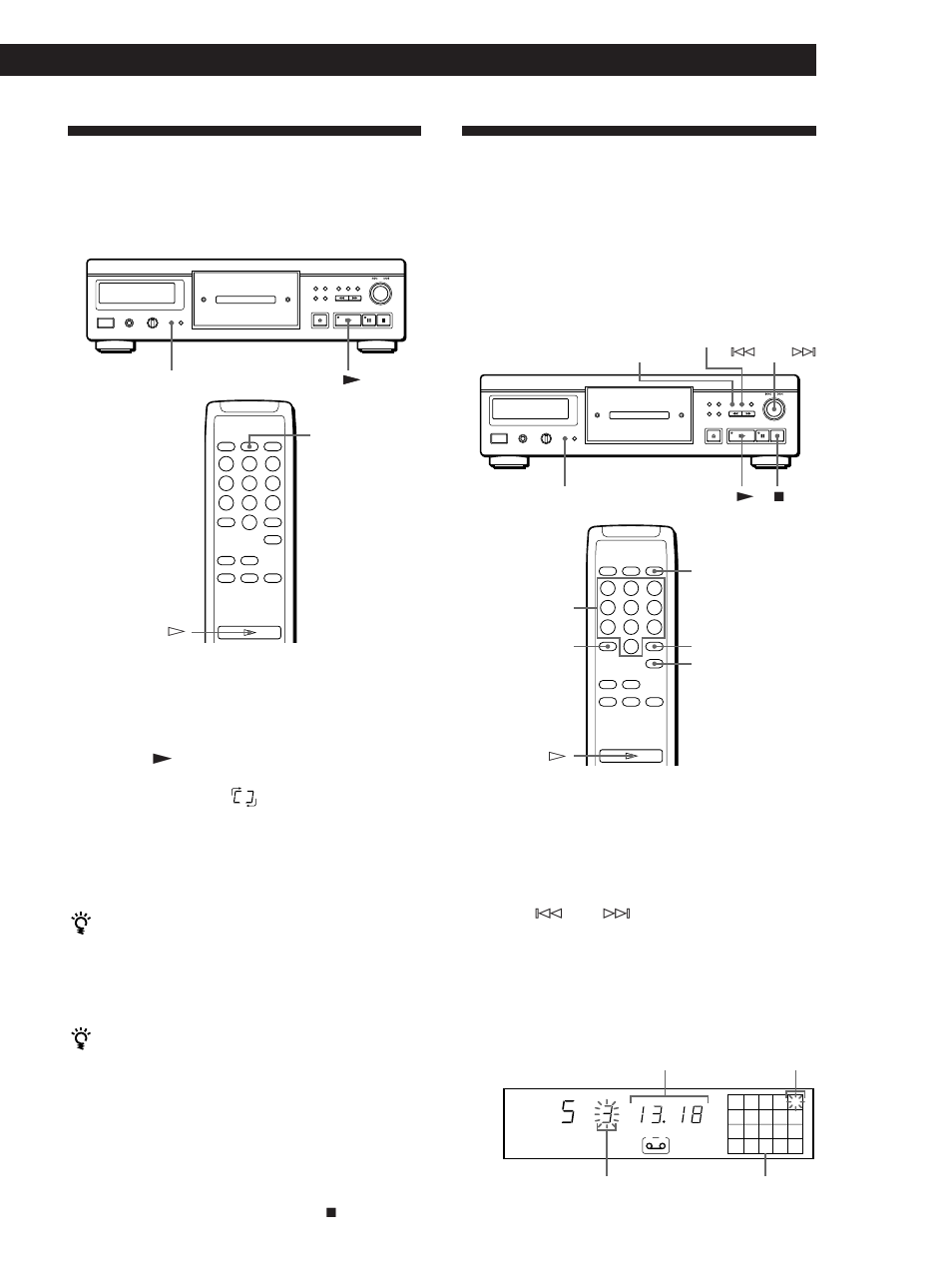 Riproduzione dei cd, Creazione di un programma sul lettore 1 | Sony CDP-XA20ES User Manual | Page 51 / 96
