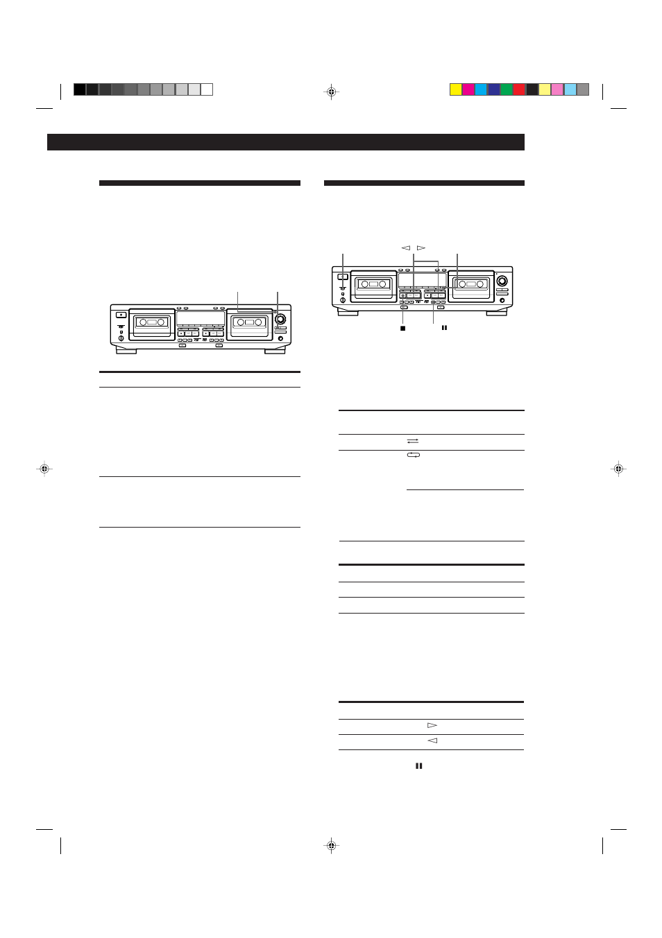 Ein- und ausblendung (fader), Bandüberspielung | Sony TC-WE725 User Manual | Page 13 / 92