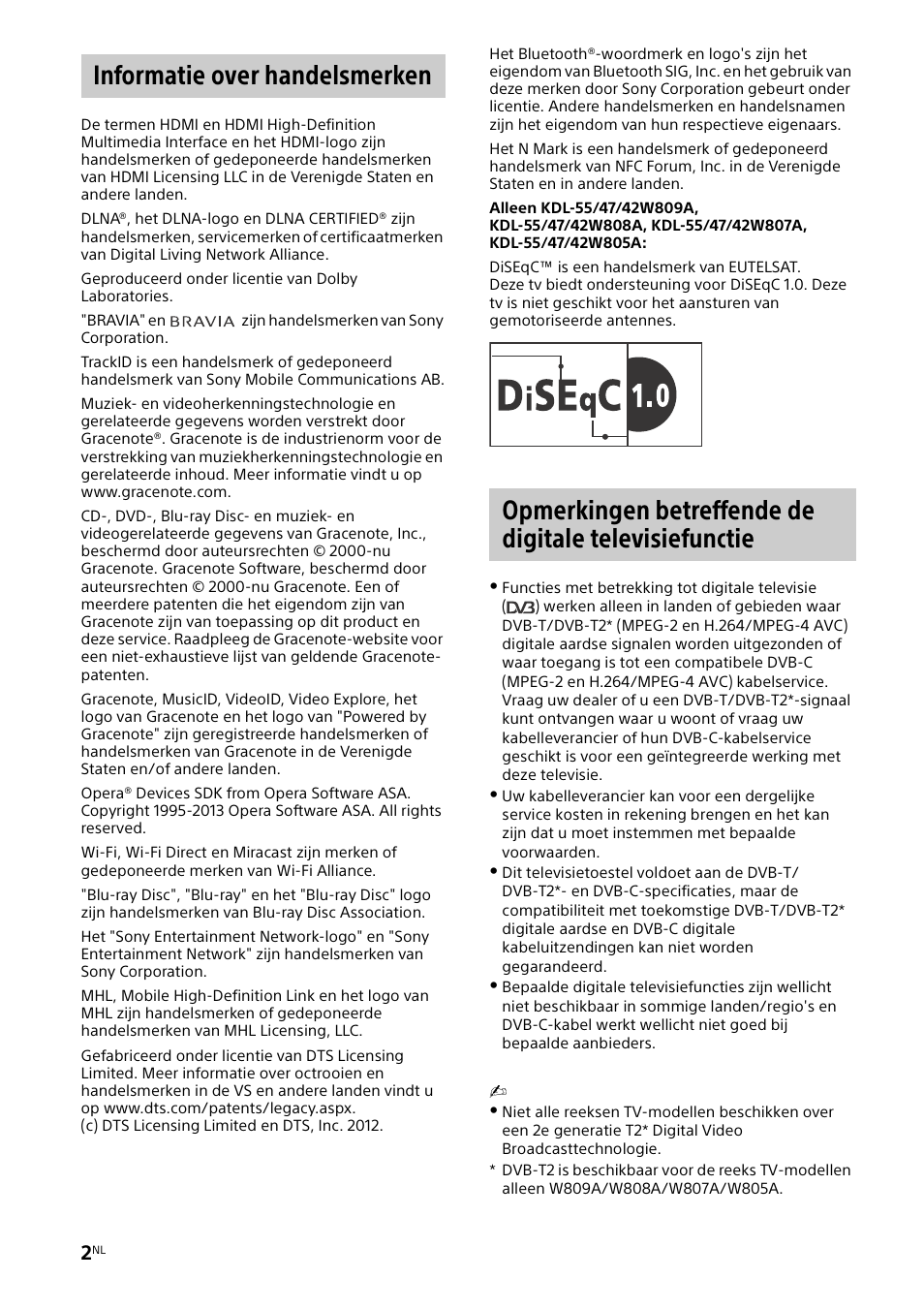 Sony KDL-42W805A User Manual | Page 14 / 92