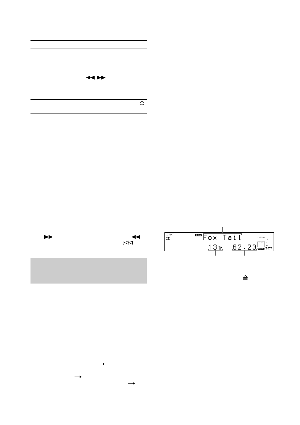 Uso de la pantalla de disco compacto, Cambio de la pantalla | Sony HAR-D1000 User Manual | Page 10 / 108