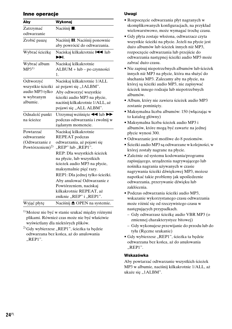 Inne operacje | Sony NAS-CZ1 User Manual | Page 302 / 435