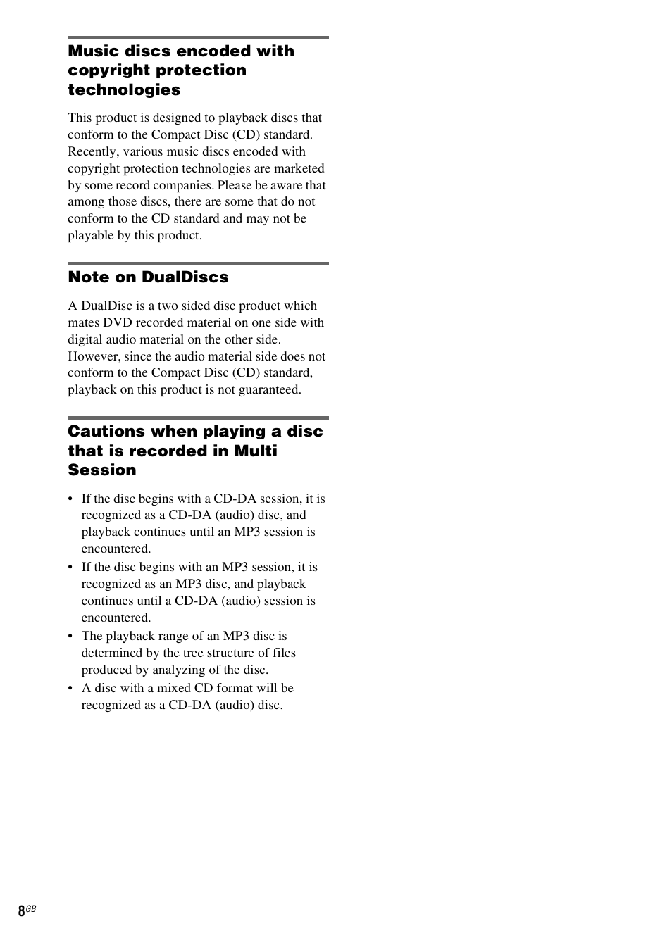 Sony NAS-CZ1 User Manual | Page 8 / 435