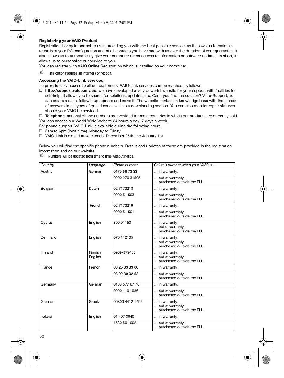 Sony VGN-N38Z User Manual | Page 52 / 88