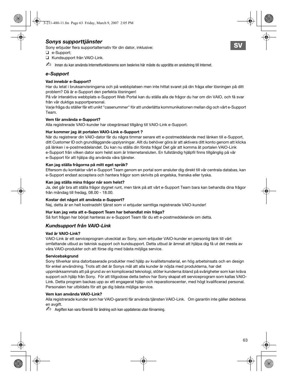 Sony VGN-N38Z User Manual | Page 63 / 88