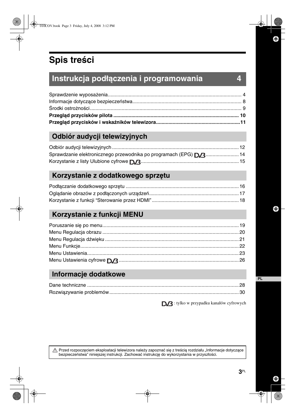 Sony KDL-32V4000 User Manual | Page 63 / 181