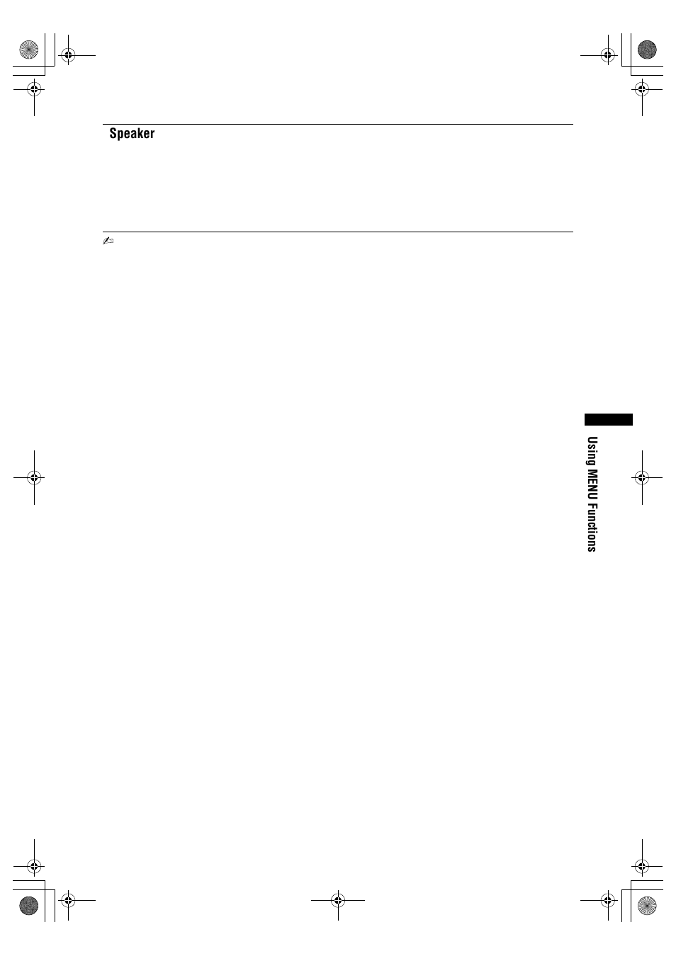 Speaker | Sony KDL-32S2820 User Manual | Page 23 / 193