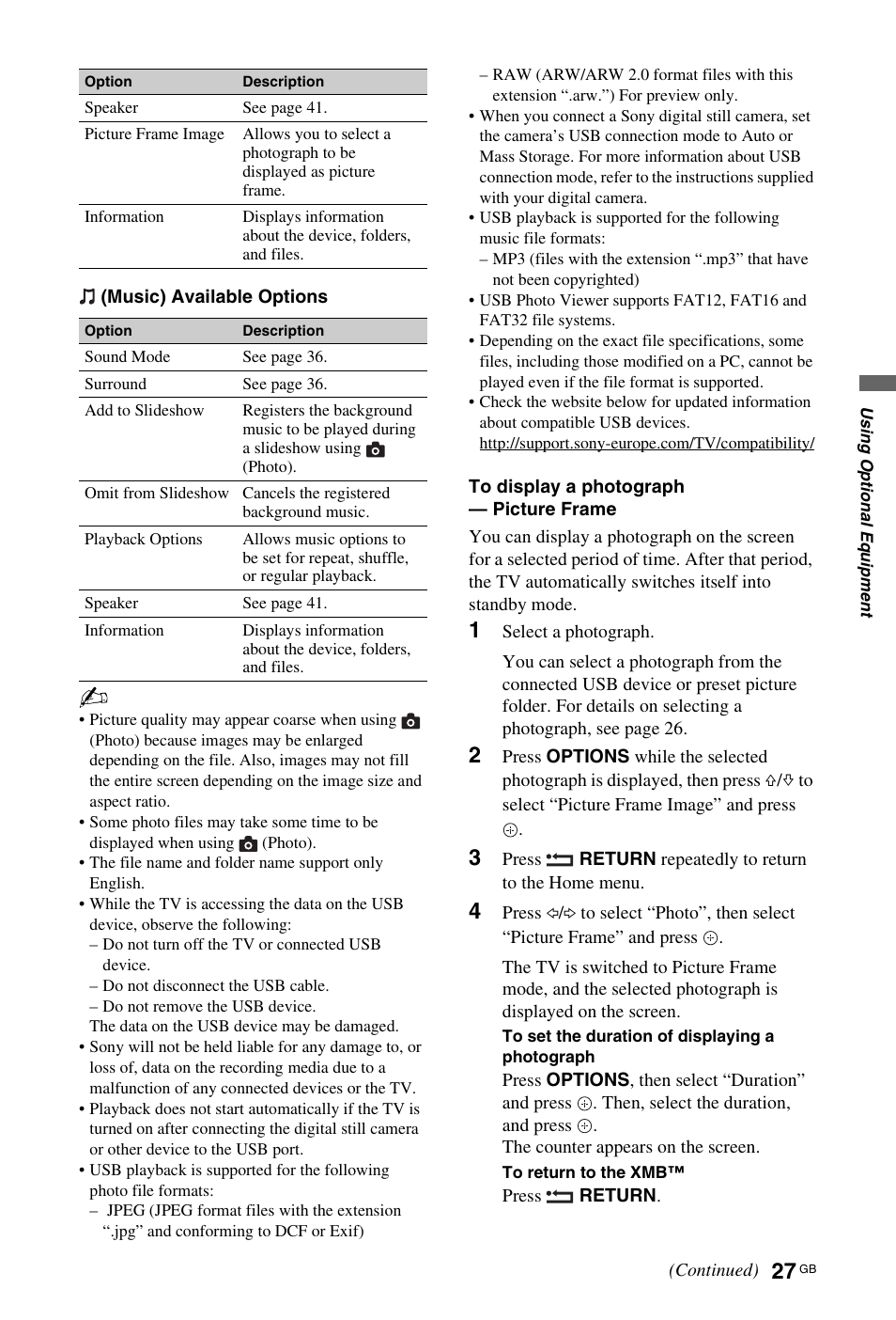 Sony KDL-40W4710 User Manual | Page 27 / 179