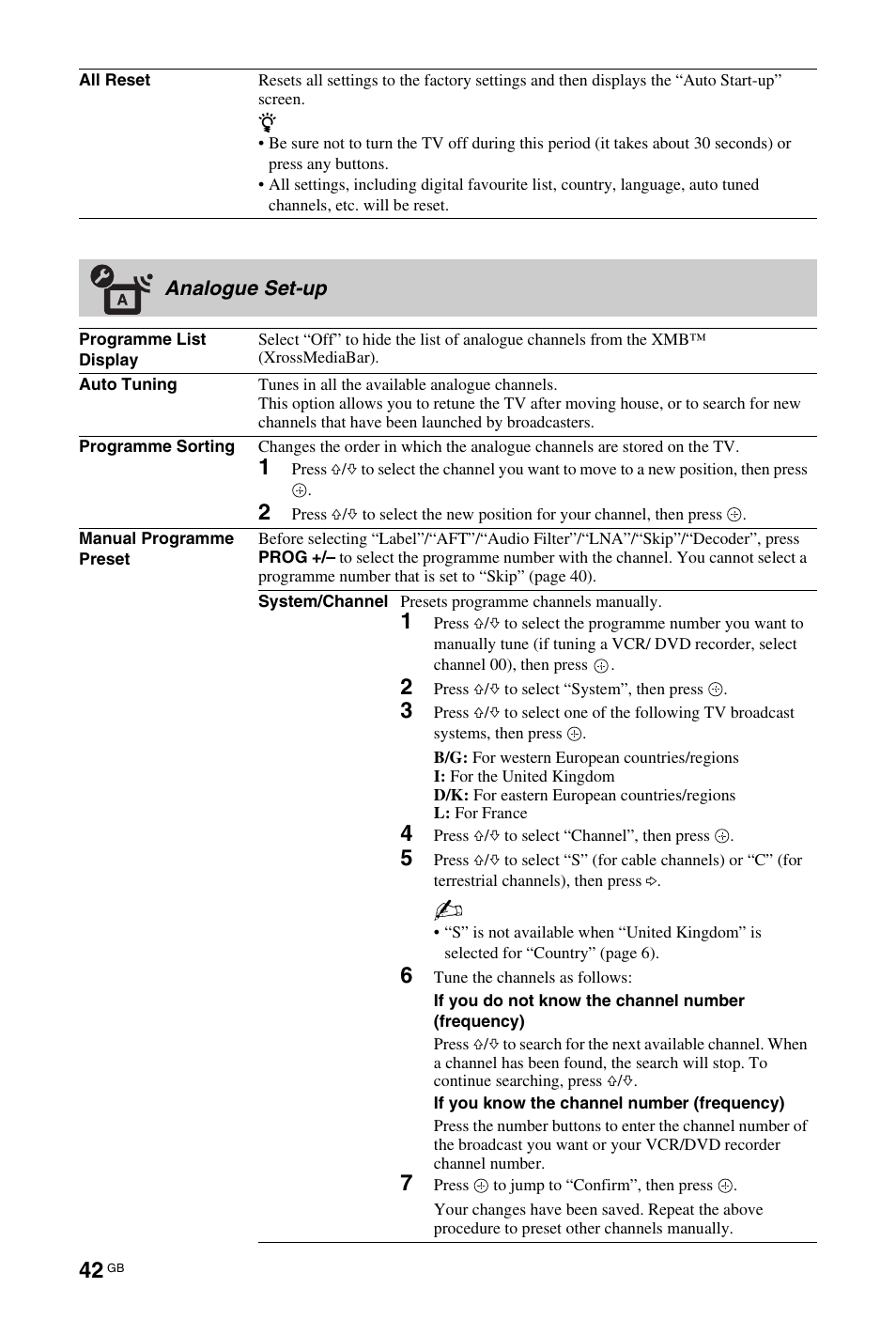 Sony KDL-40W4710 User Manual | Page 42 / 179