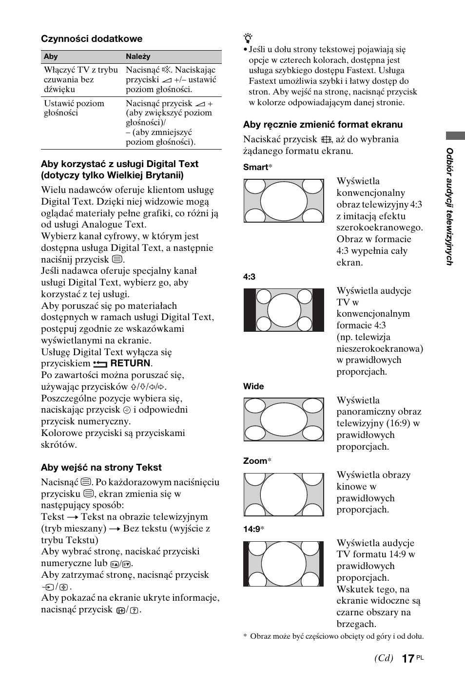 Sony KDL-40W4710 User Manual | Page 69 / 179