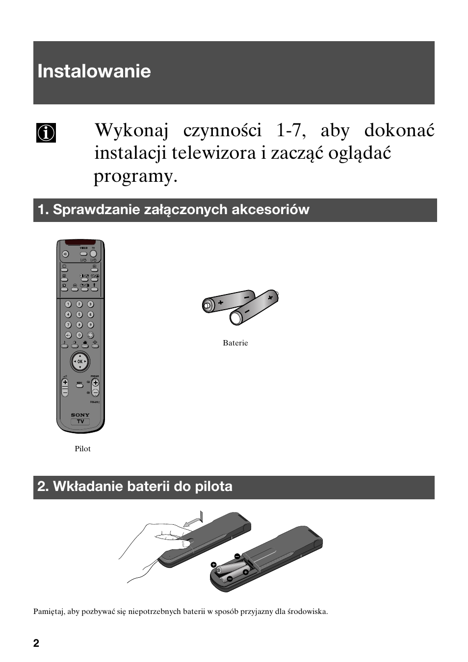 Sony KV-36FS70K User Manual | Page 32 / 172