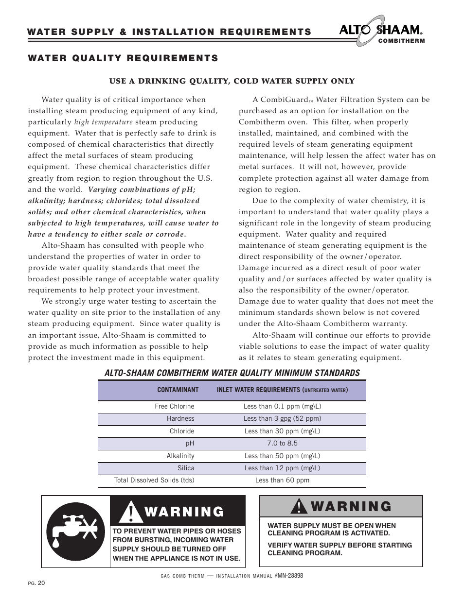 Alto-Shaam 12.18ESG User Manual | Page 22 / 32