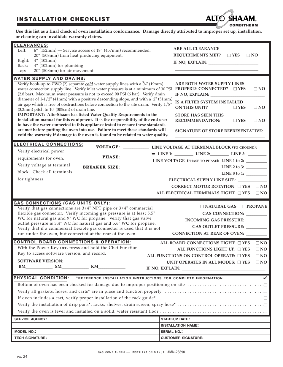 Alto-Shaam 12.18ESG User Manual | Page 26 / 32