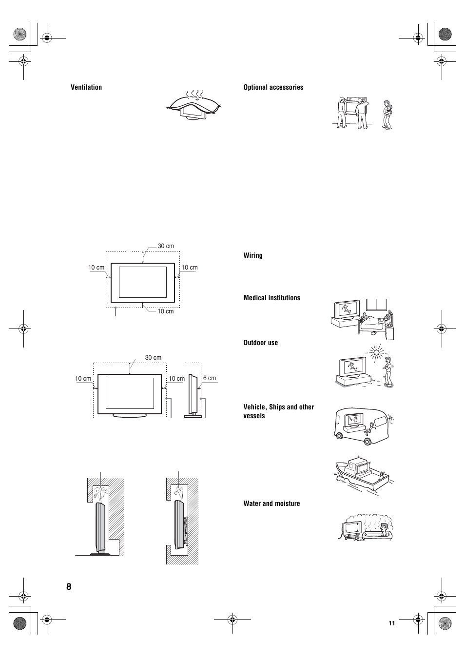 Sony KDL-40S2510 User Manual | Page 8 / 131