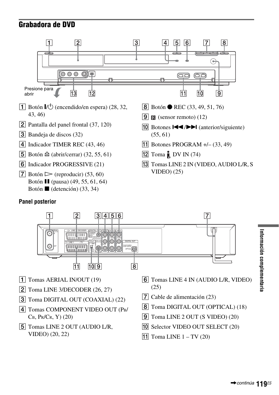 Grabadora de dvd | Sony DAR-RD100 User Manual | Page 239 / 508