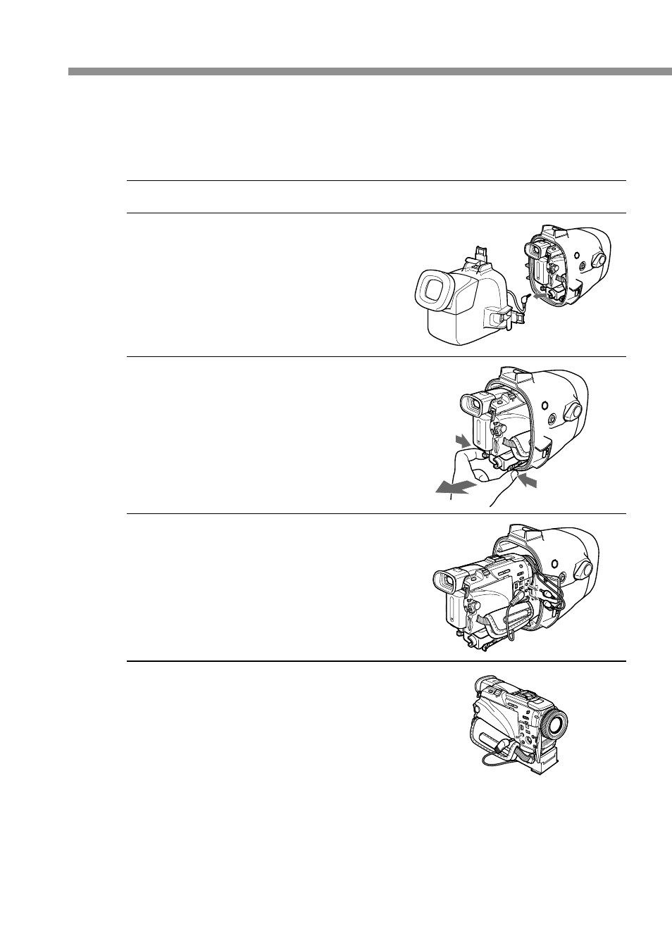 Extracción de la videocámara | Sony MPK-DVF5M User Manual | Page 72 / 112