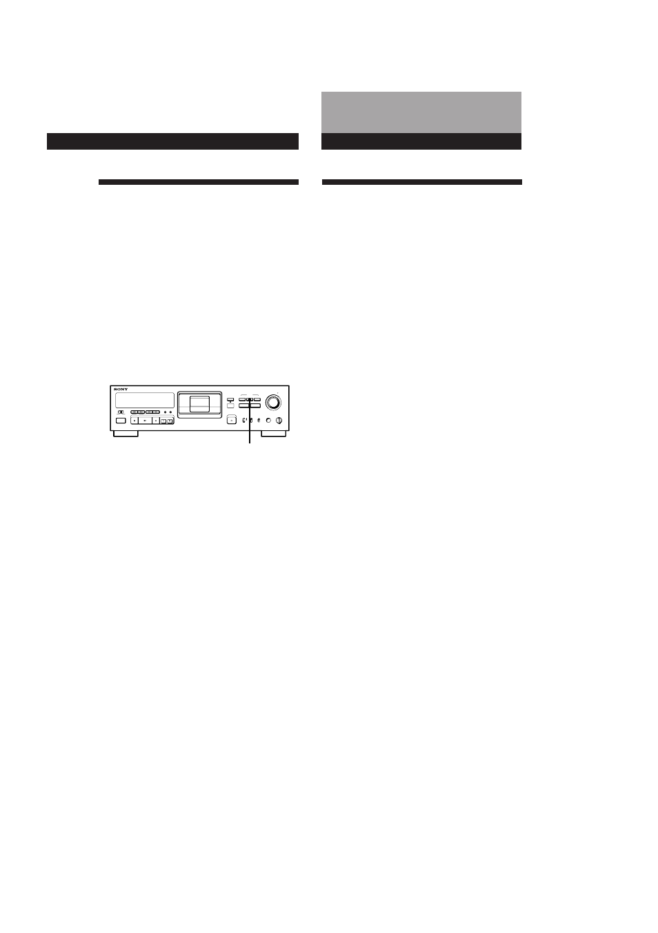 Precautions | Sony DTC-A6 User Manual | Page 16 / 62