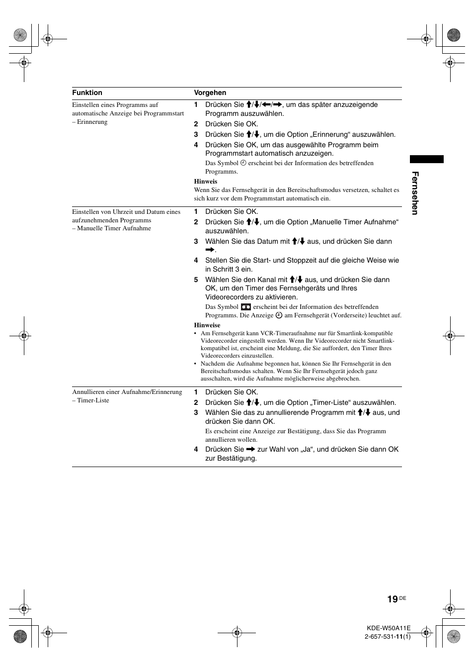Sony KDE-W50A11E User Manual | Page 113 / 194