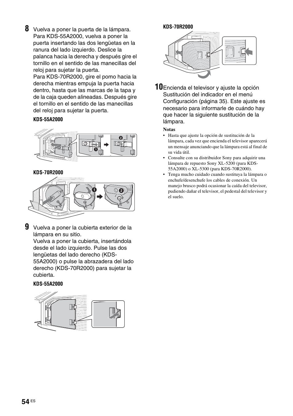 Sony KDS-70R2000 User Manual | Page 230 / 240