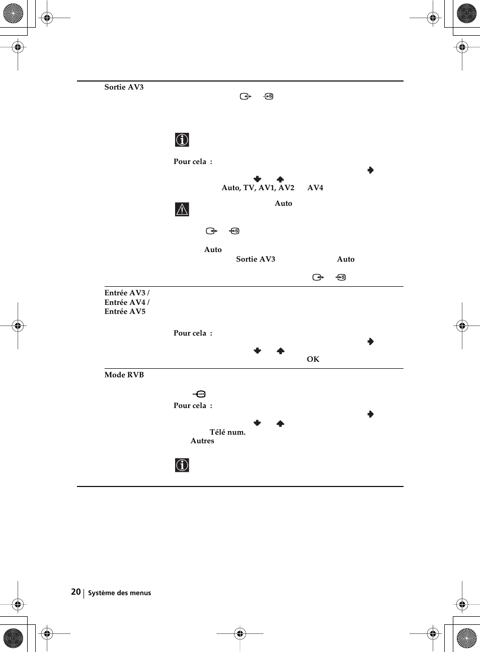 Sony KZ-32TS1E User Manual | Page 117 / 135