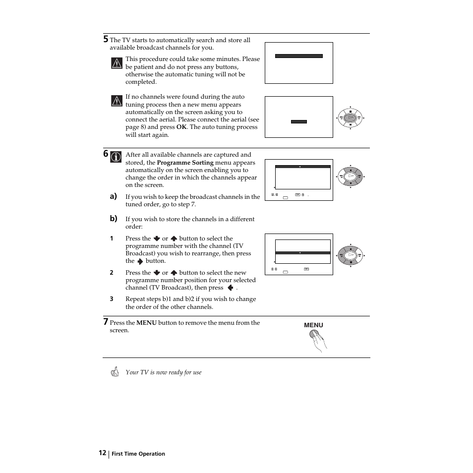 Menu | Sony KZ-32TS1E User Manual | Page 12 / 135