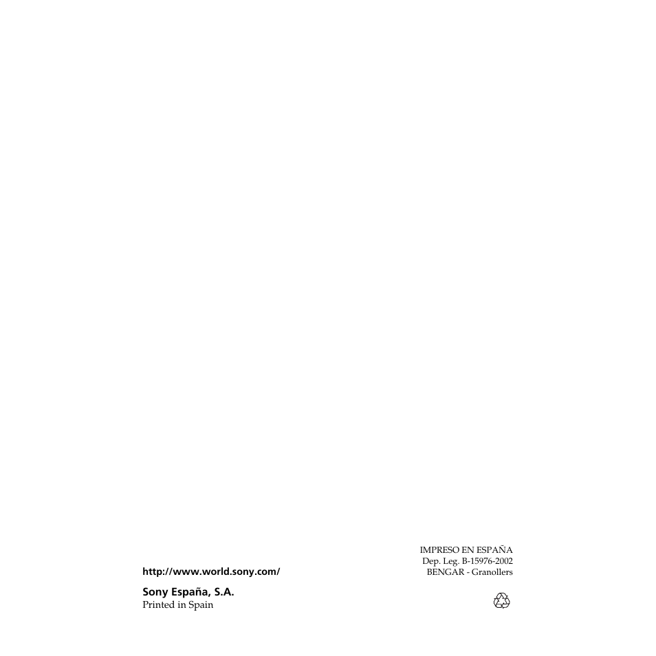 Sony KZ-32TS1E User Manual | Page 135 / 135